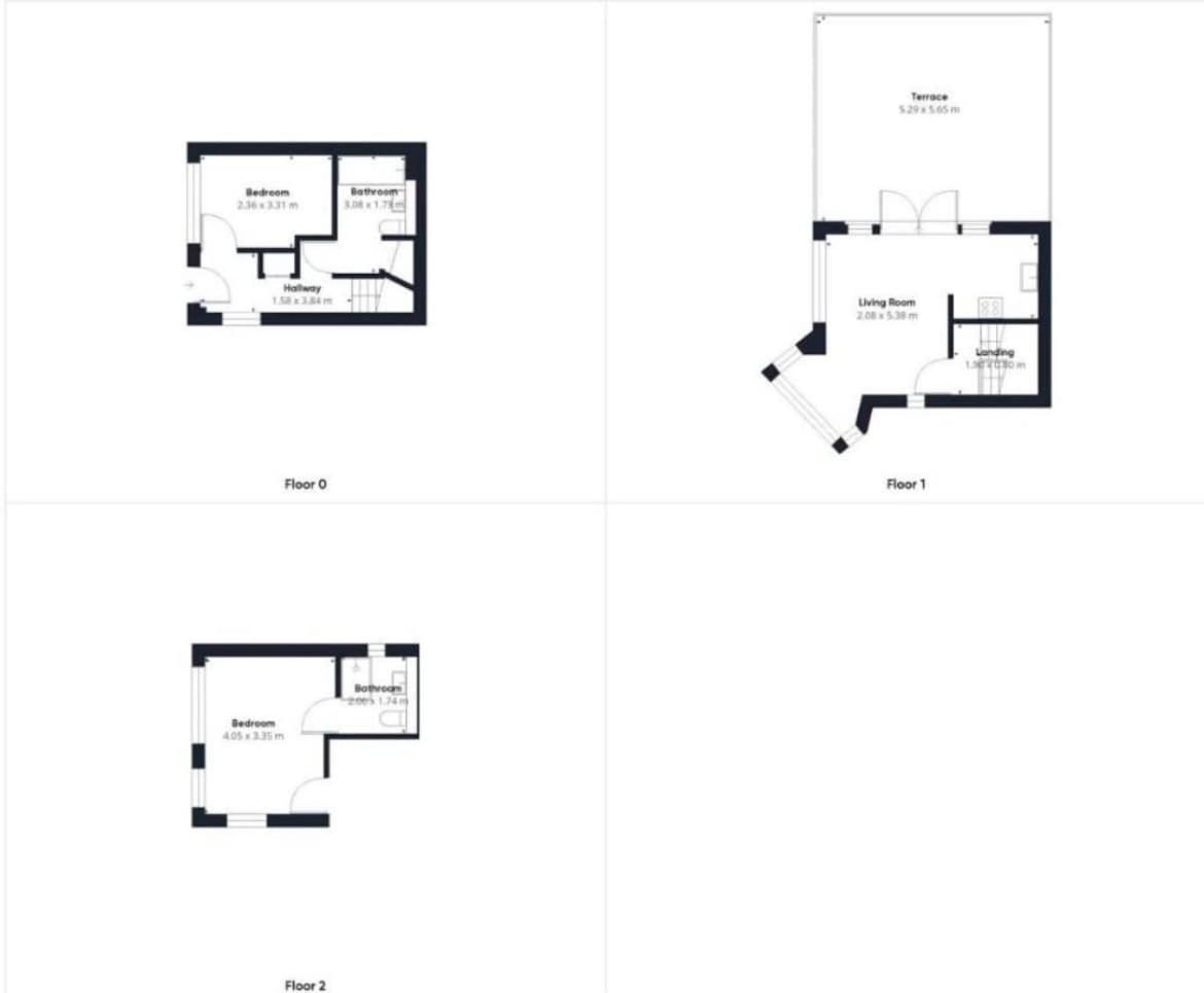 2 Bedroom 2 Bathroom Pad